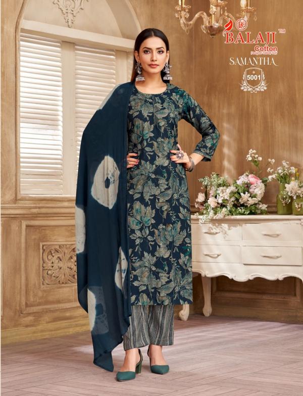 Balaji Samantha Vol-5 – Kurti Pant With Dupatta